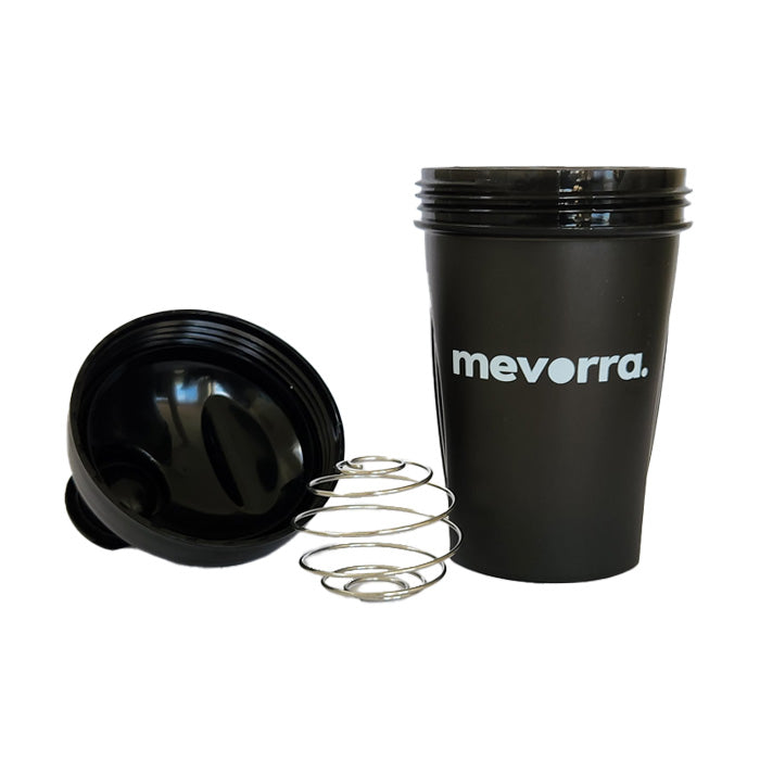 
                  
                    Mevorra Shaker 400ml front lid and stainless steel mesh ball
                  
                